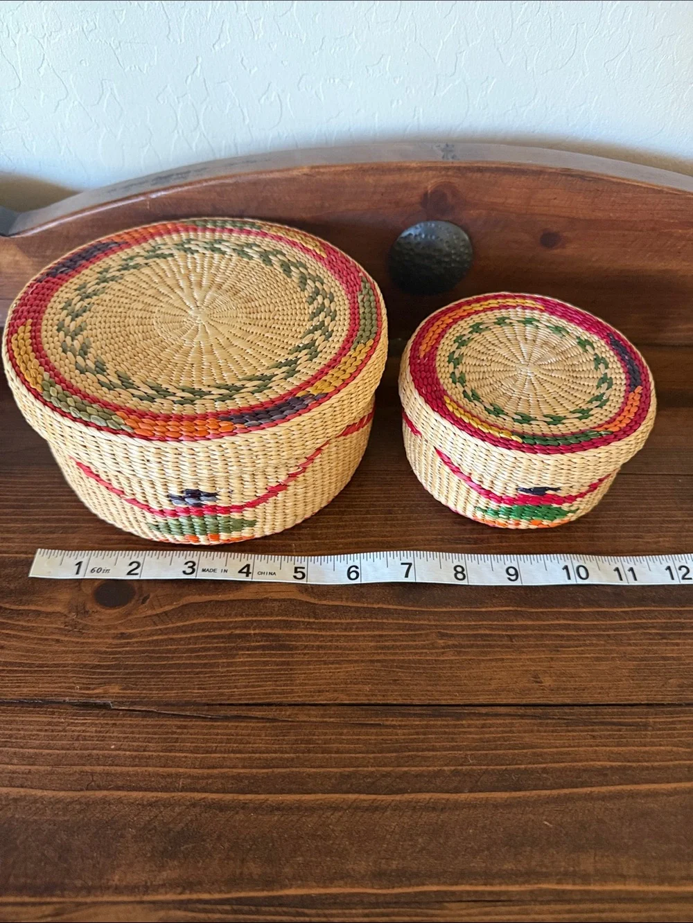 Set of 2 Wicker Baskets